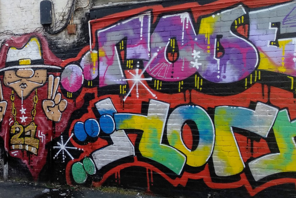 Graffiti in Old Kent Road, London